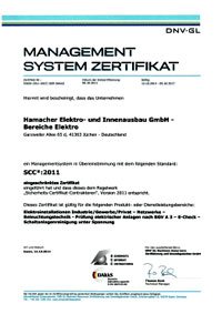 Management System Zertifikat